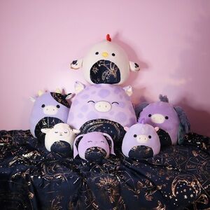 Custom Constellation 7 =Cow+Pig+Chicken+Donkey+Bunny+Sheep+Horse Squishmallows